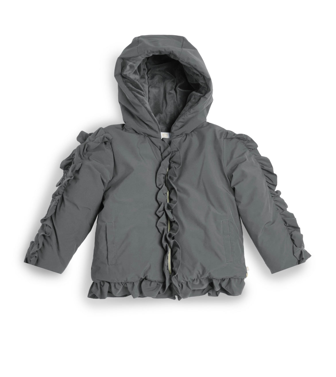 CARAMELO- Short frilled school jacket