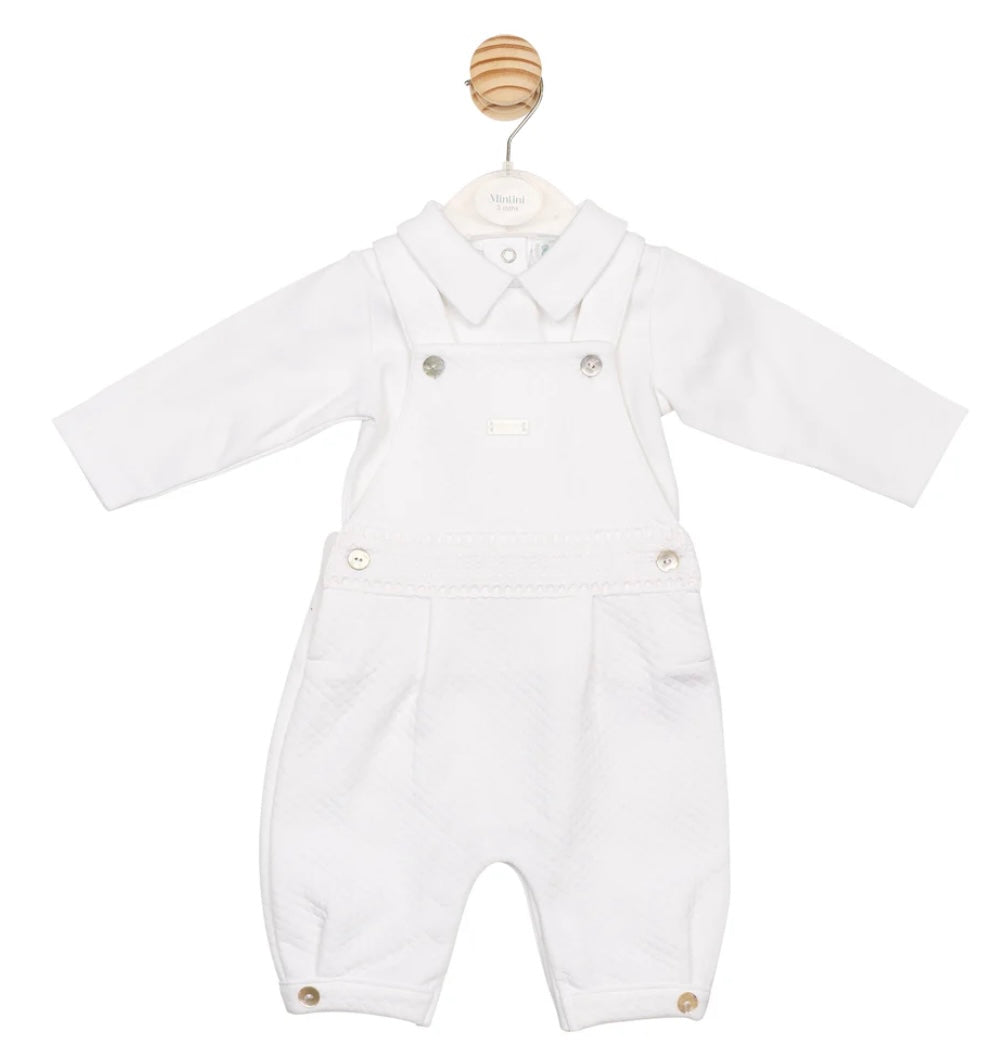 MINTINI- Quilted dungaree set