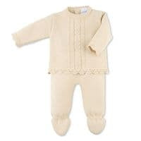 DANDELION- Cable knit set (Beige)