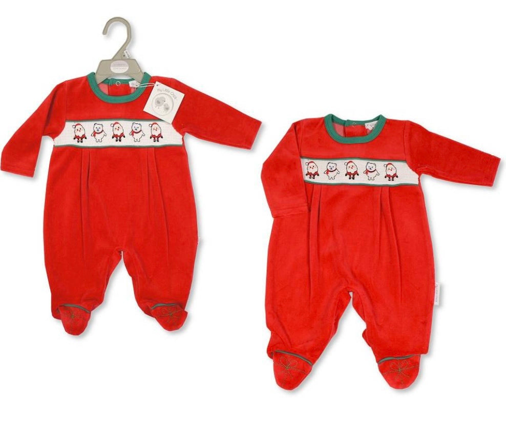 MY LITTLE CHICK- Santa and polar bear onesie