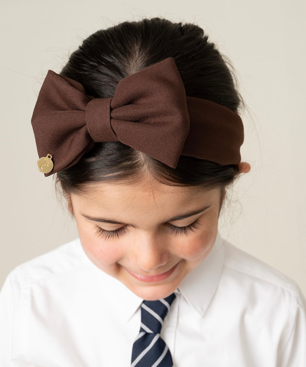 CARAMELO- school bow hairband