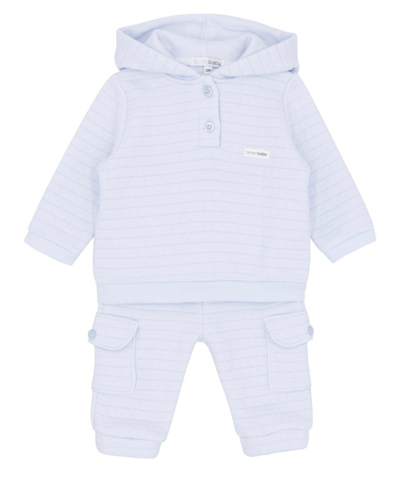 BLUES BABY- Hooded quilted tracksuit ( 2224)