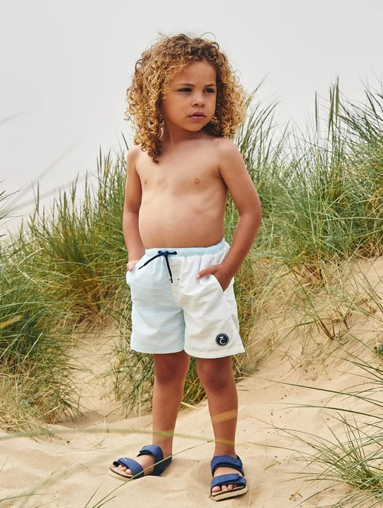 CARAMELO- stripe swim shirt