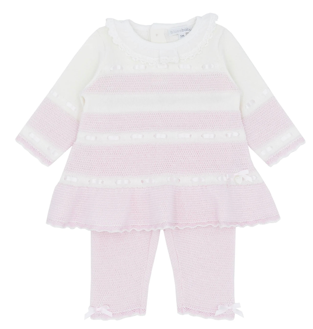BLUES BABY- Knitted legging set ( 2161)