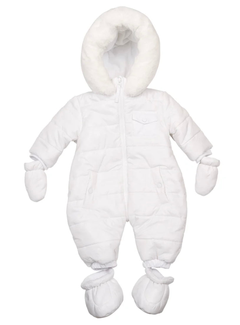 MINTINI- white snowsuit