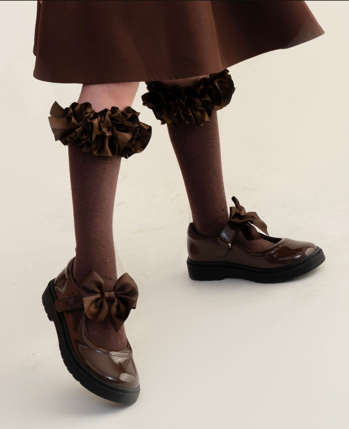 CARAMELO- Bow school shoe