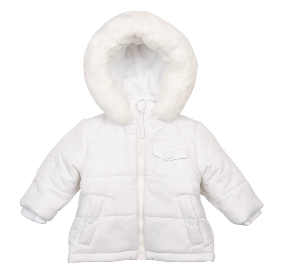MINTINI- Boys fur hood coat ( 6508)