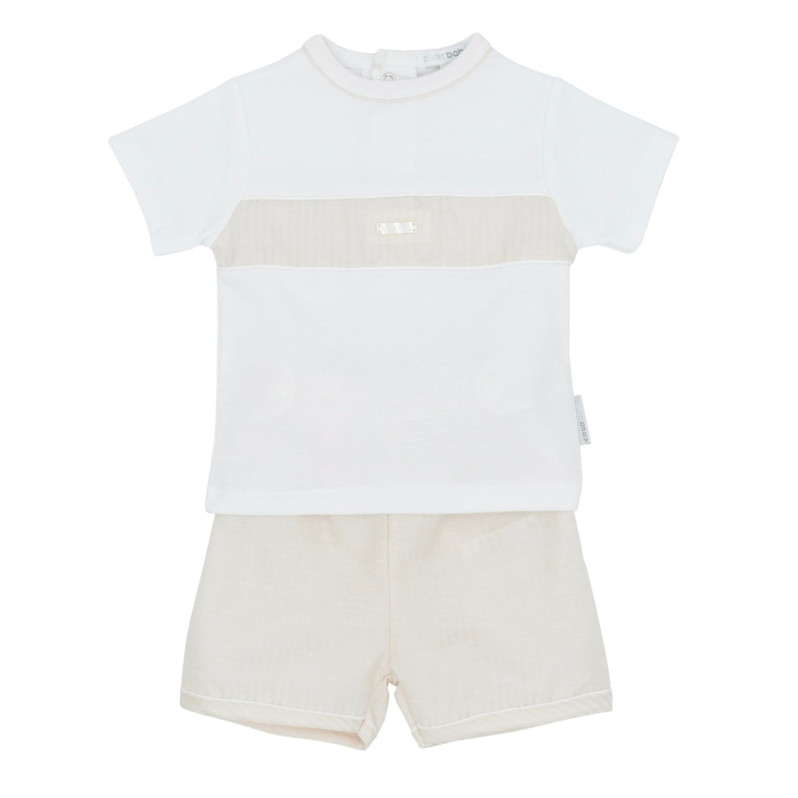 BLUES BABY- Bilbao-short set ( Beige)