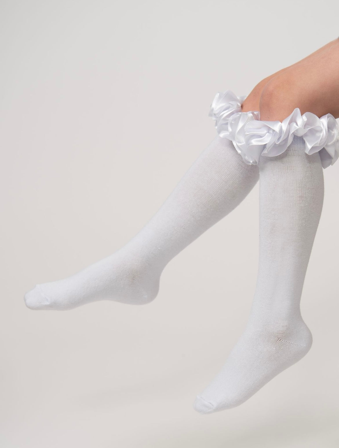 CARAMELO- Knee high tutu sock ( WHITE)