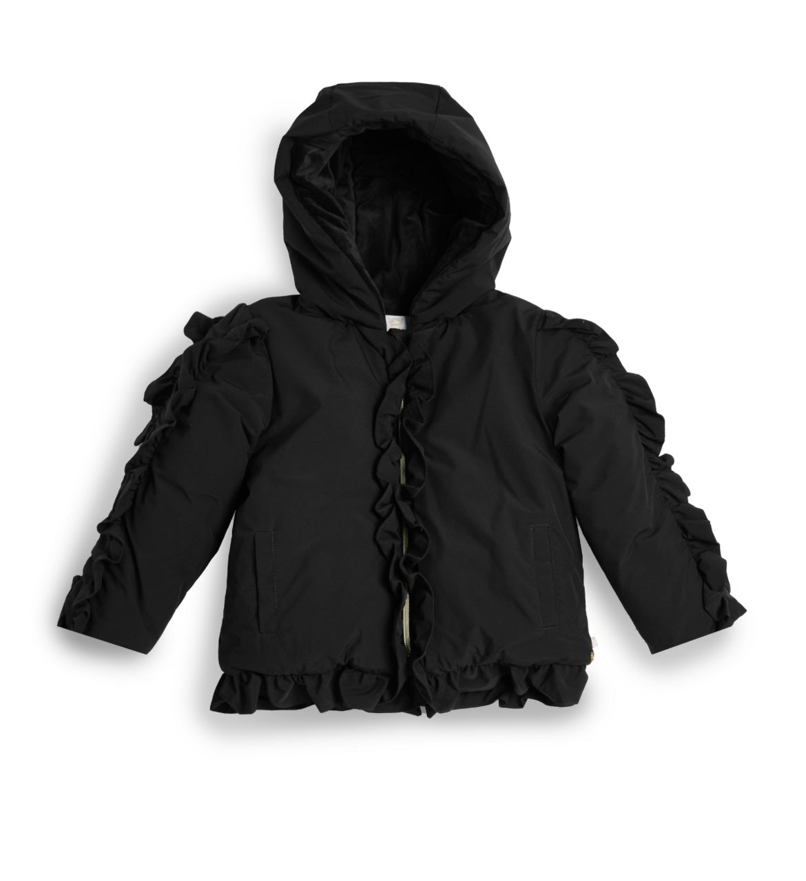 CARAMELO- Short frilled school jacket