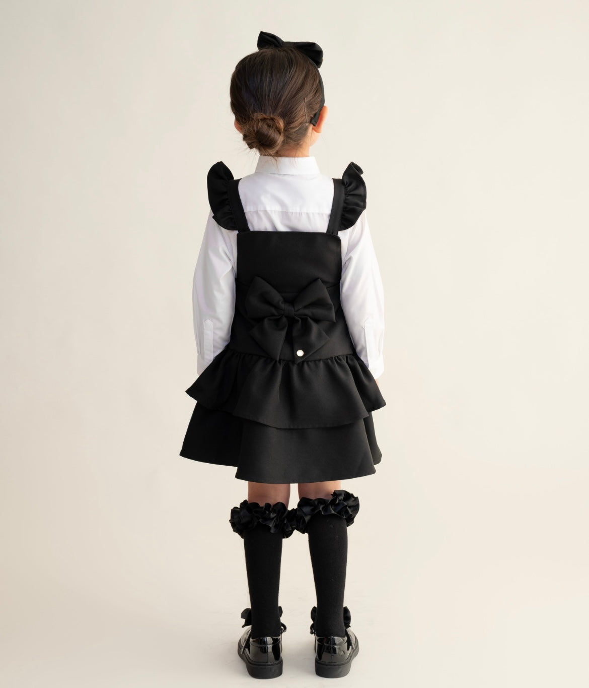 CARAMELO - Ra Ra Pinafore ( Black)