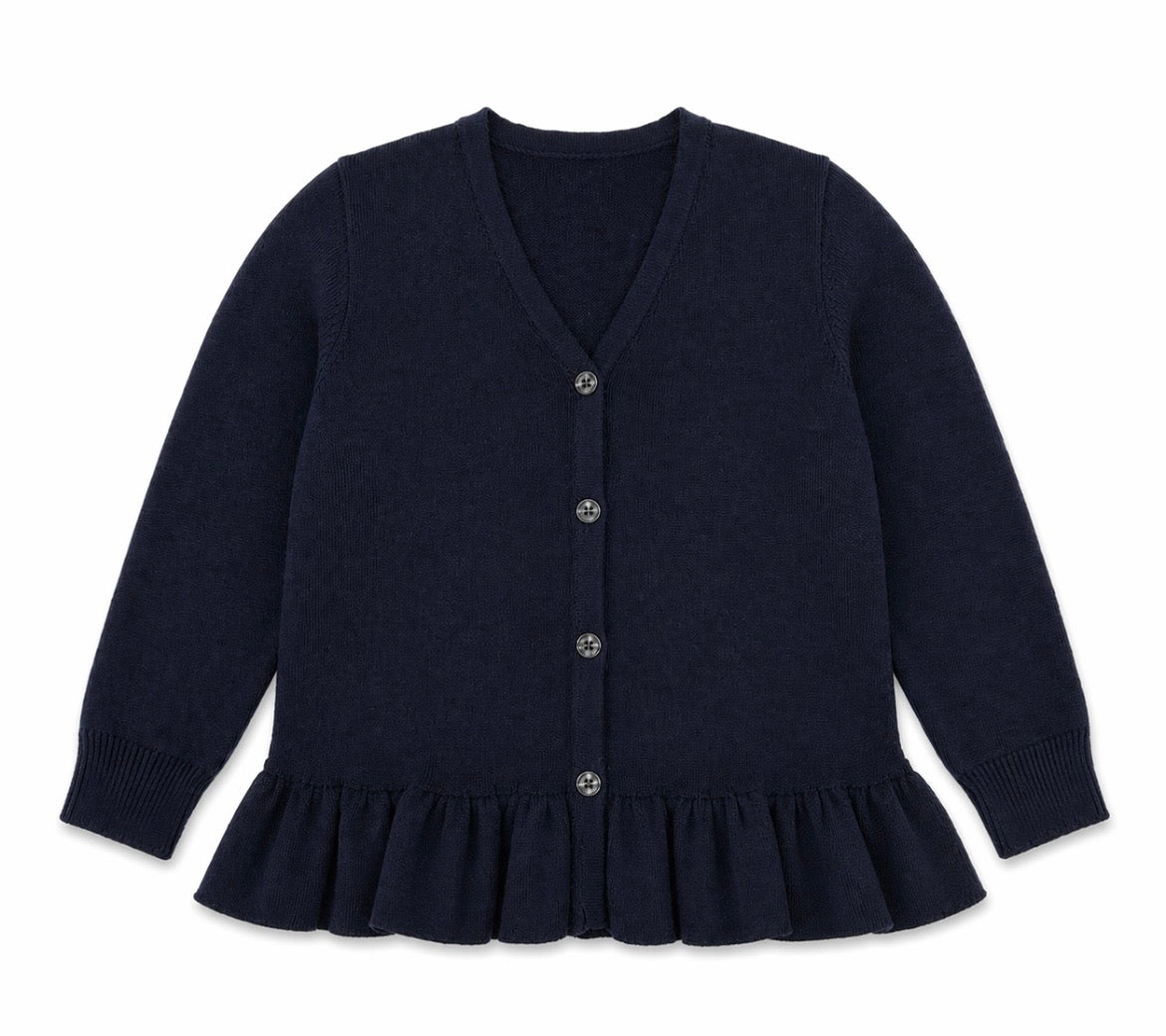 CARAMELO- Frill edge cardigan