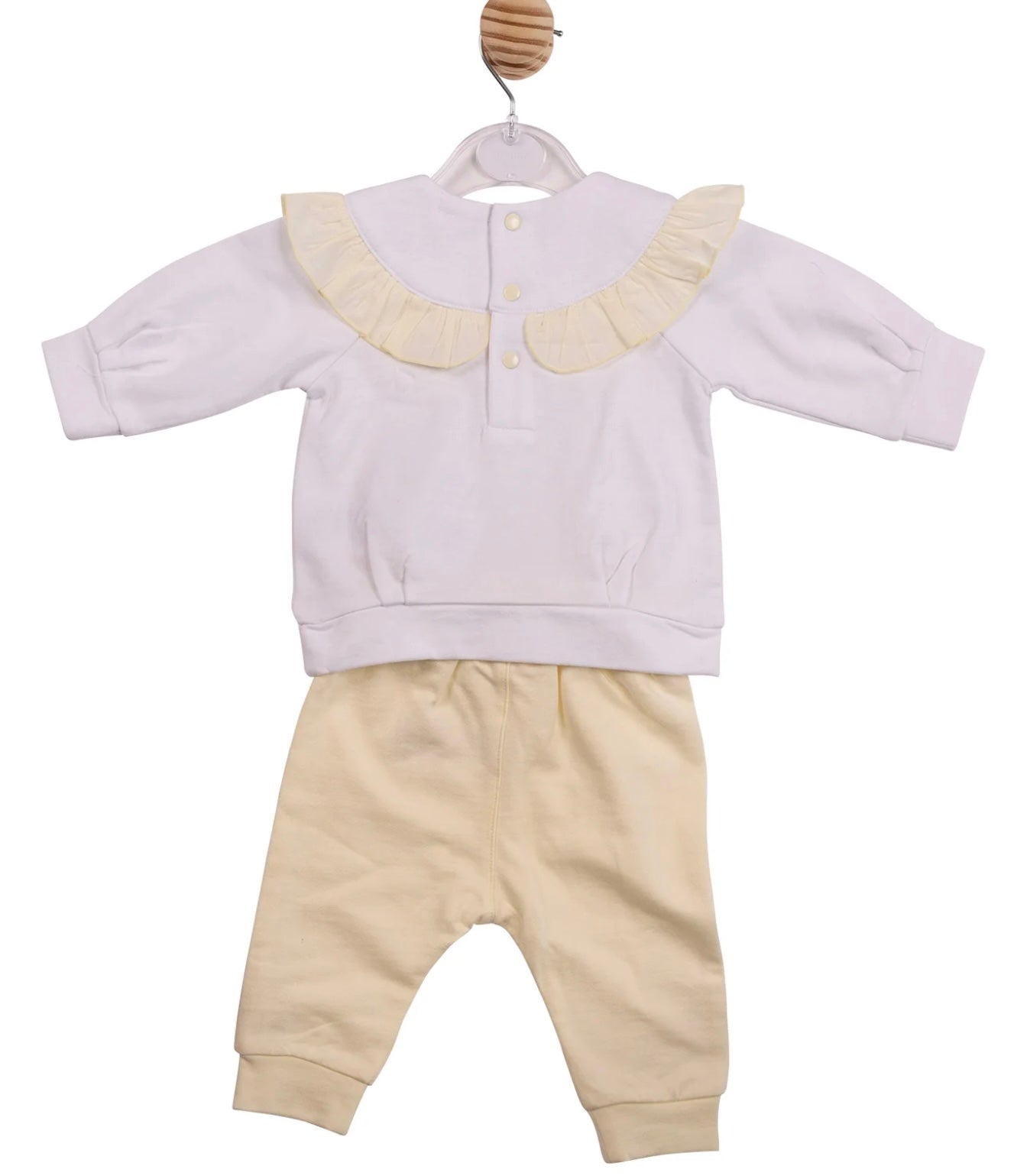 MINTINI- White/ lemon jogsuit ( MB7111)