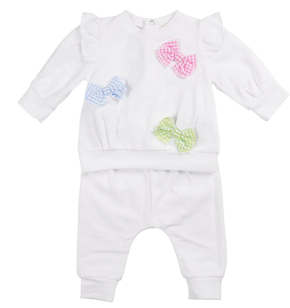 MINTINI- MB6420- white jog suit