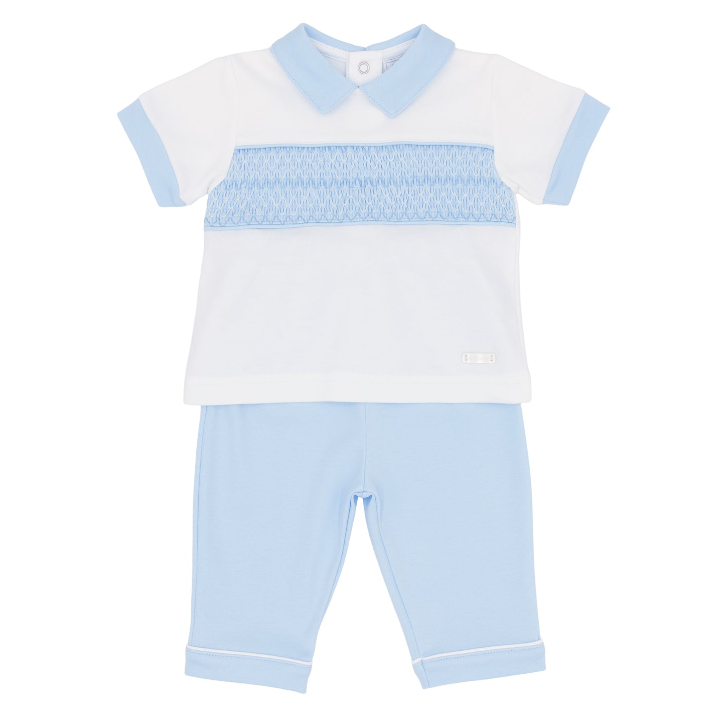 AMORE- Smocked trouser set ( 0043)