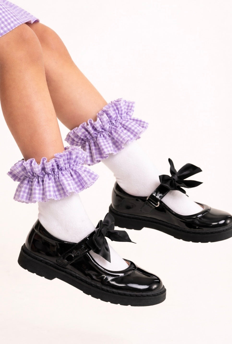 CARAMELO- Gingham ankle Tutu