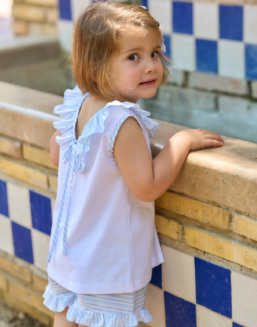 RAPIFE- Girls stripe short