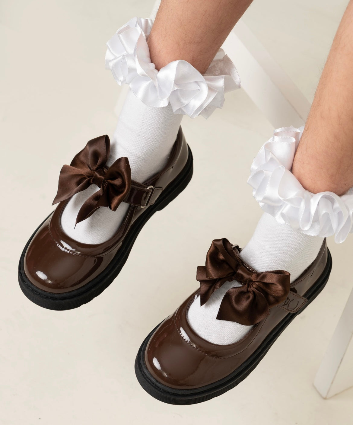 CARAMELO- Bow school shoe