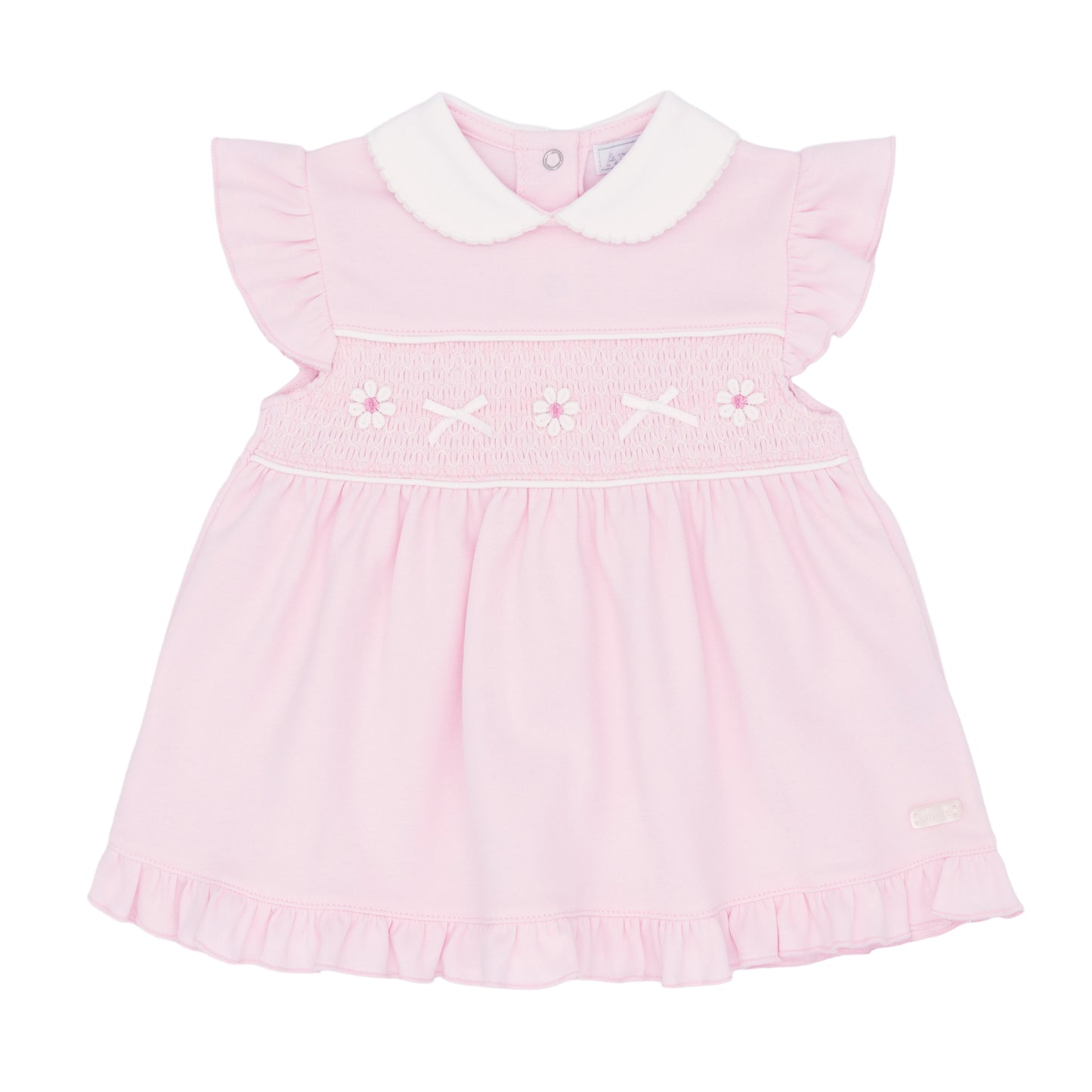 AMORE- Daisy trim smock dress ( 0047)