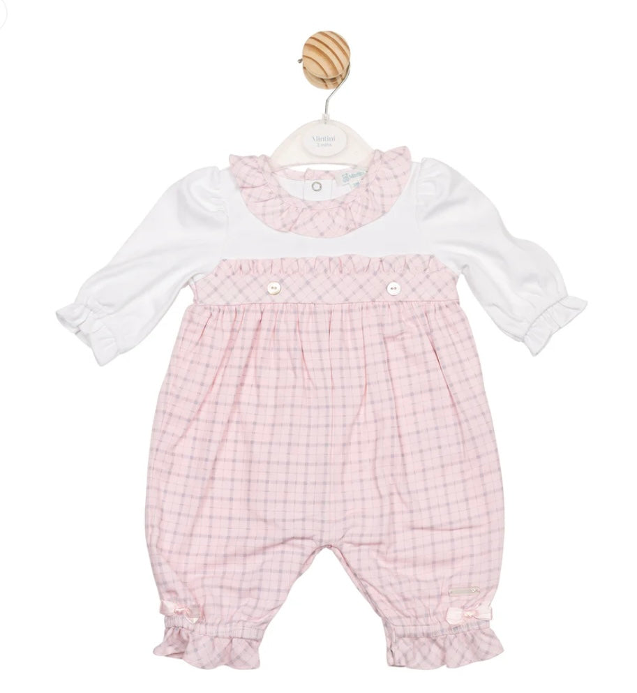 MINTINI- Check romper (6728)