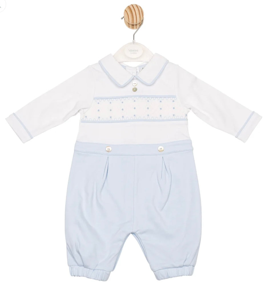 MINTINI- Boys smock romper ( 6575)