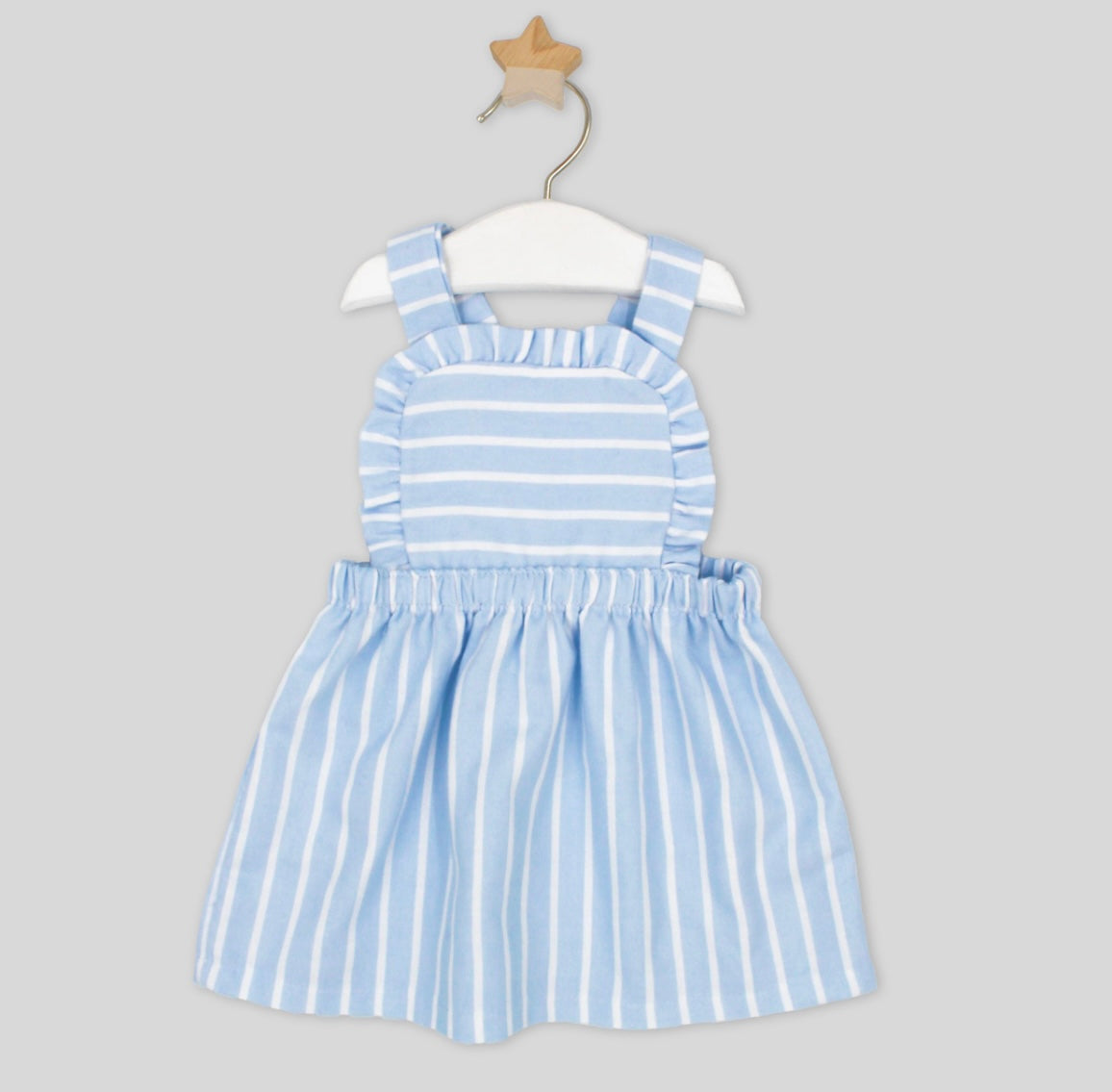 RAPIFE - cross back pinafore with frill collar vest