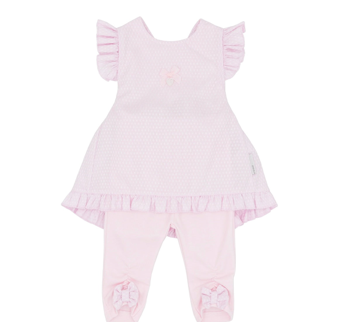 BLUES BABY- Cross back bow legging set