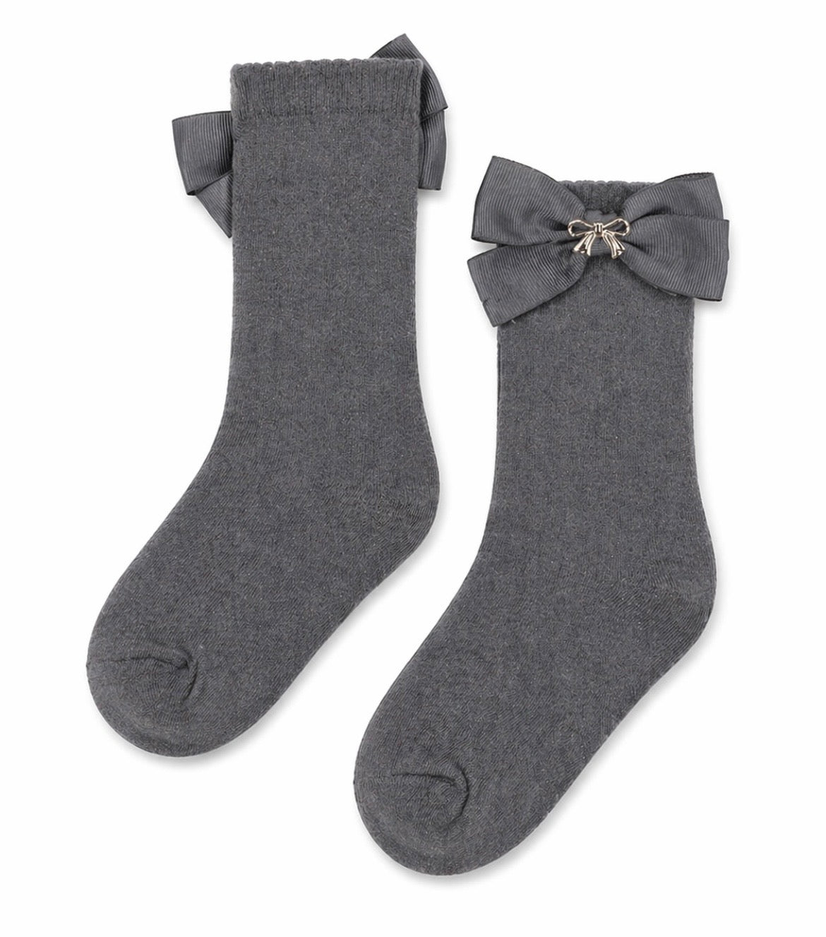 CARAMELO- Bow Charm Ankle sock