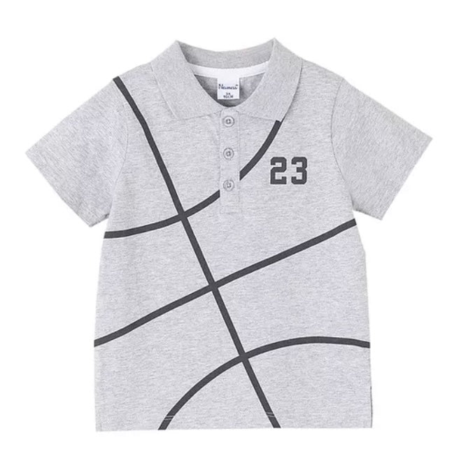 NEWNESS- boys grey polo