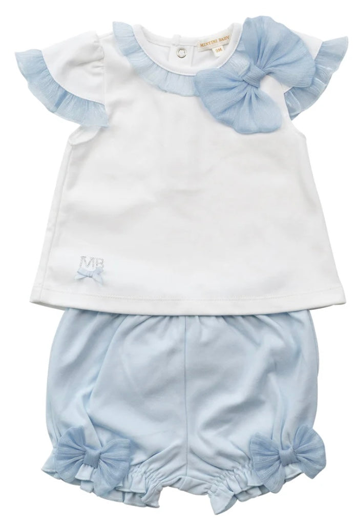 MINTINI- MB6494- Blue  top and bloomer