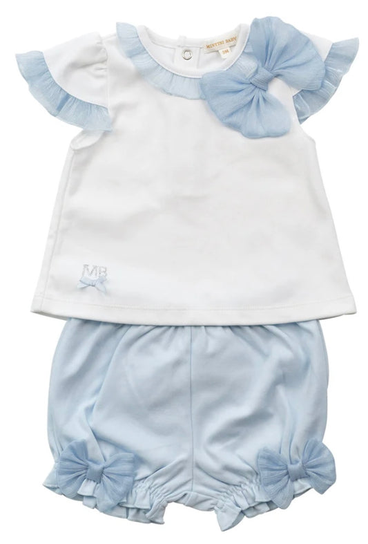 MINTINI- MB6494- Blue  top and bloomer