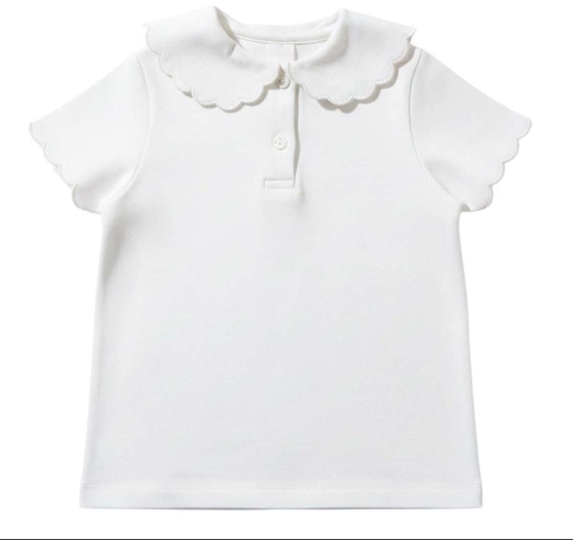 LOVE & LEARN- Scalloped school shirt