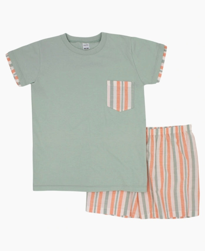 RAPIFE- Stripe short set ( 5750C26)