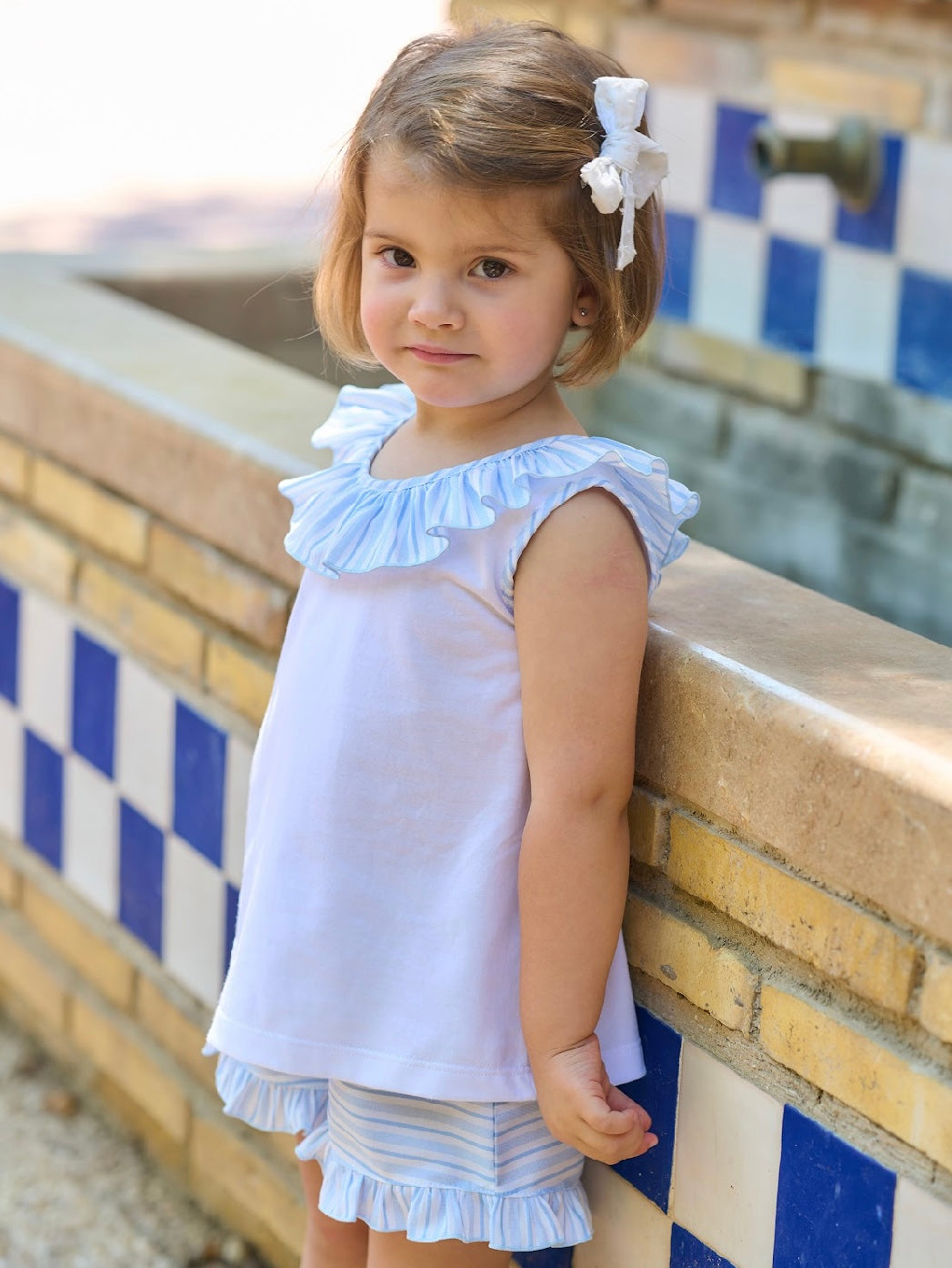 RAPIFE- Girls stripe short