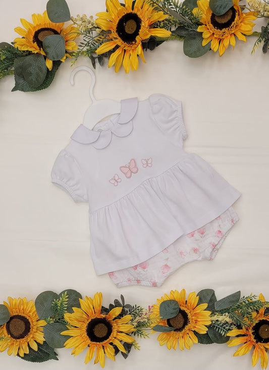 MINIBANDA- Butterfly short set