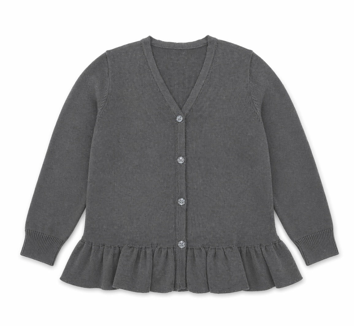 CARAMELO- Frill edge cardigan