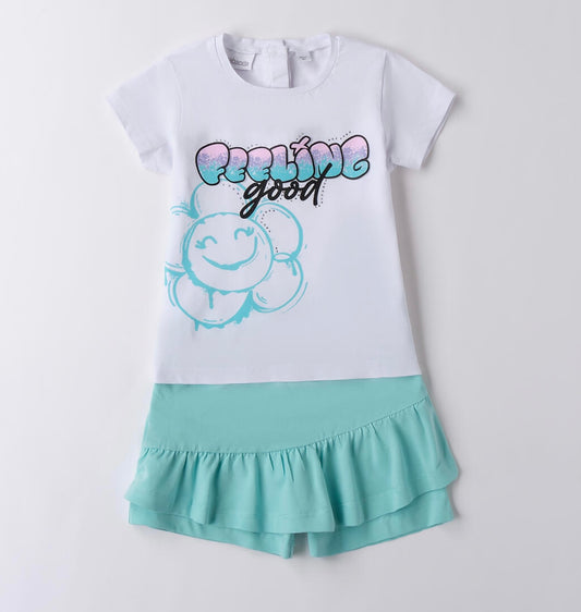 MINIBANDA- Skort set