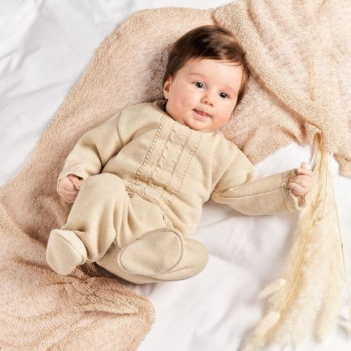 DANDELION- Cable knit set (Beige)