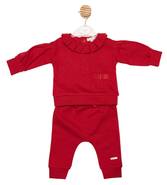 MINTINI- Girls red Jogsuit (6766)