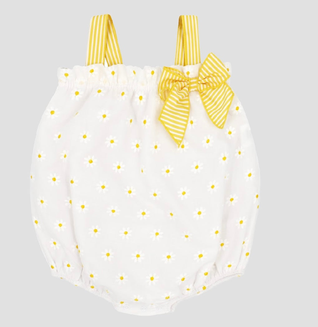 RAPIFE - Yellow daisy romper