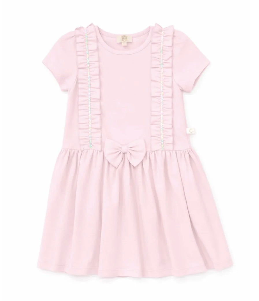 CARAMELO- Ruffle jersey dress (3421120) PINK