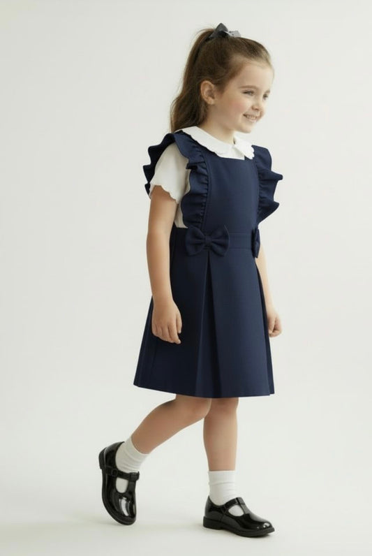 LOVE & LEARN - Ruffle pinafore