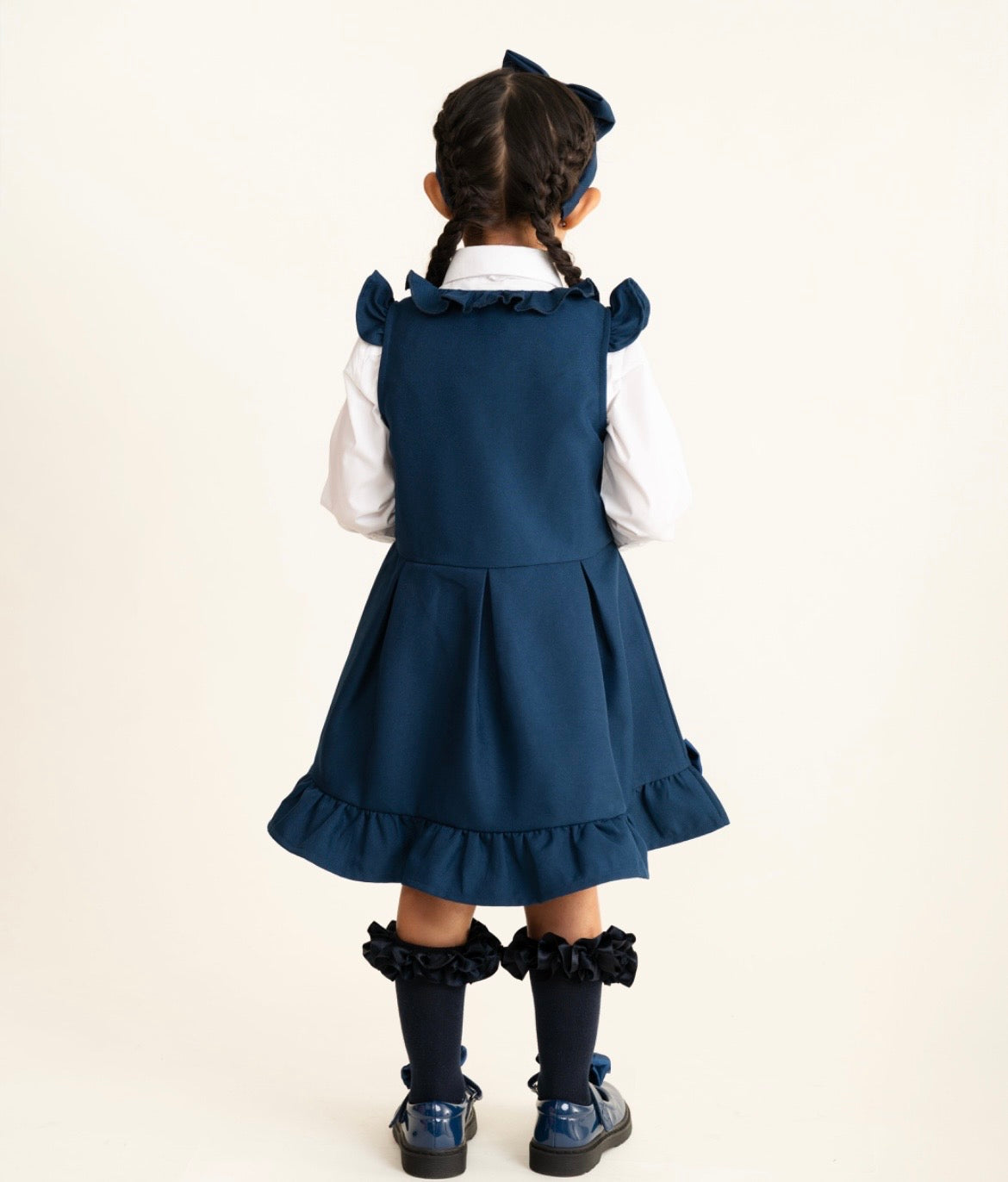 CARAMELO - Zip front bow pinafore ( 3421122)