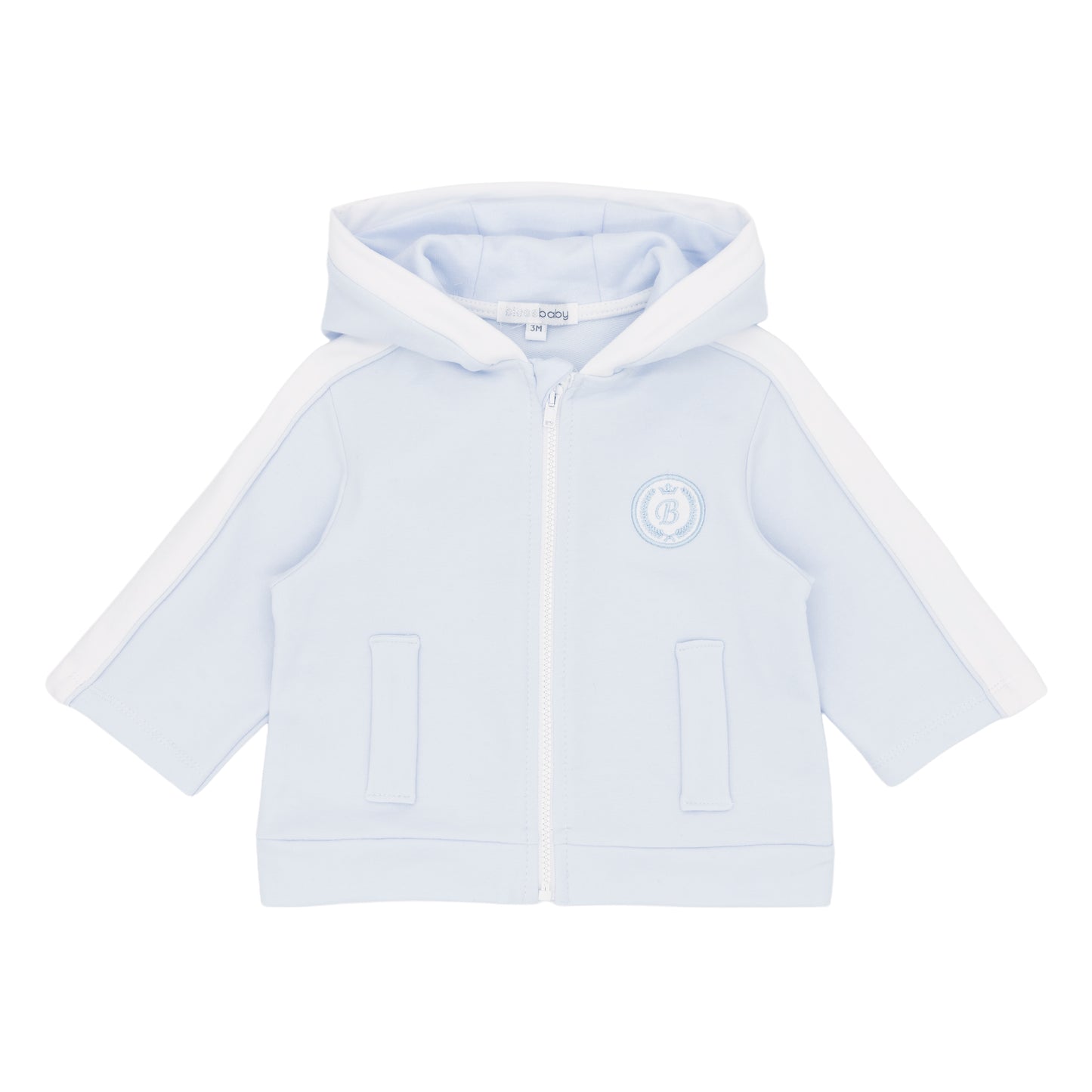 BLUES BABY- Hooded lounge jacket ( Blue)