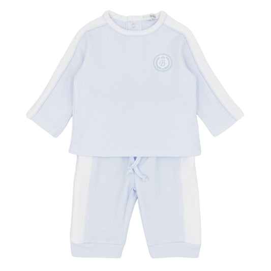 BLUES BABY- Round neck jog set ( Blue)