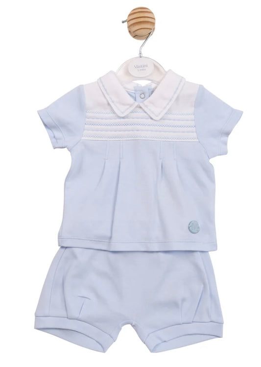 MINTINI- Boys bloomer short set ( MB6882)