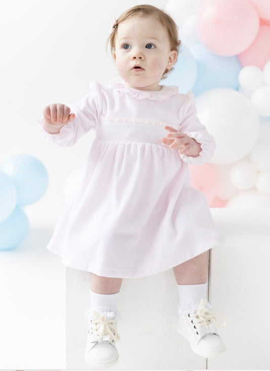 BLUES BABY- Velour smock dress (2200)