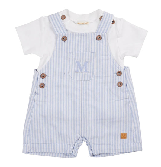 MINTINI- MB6313- stripe dungaree