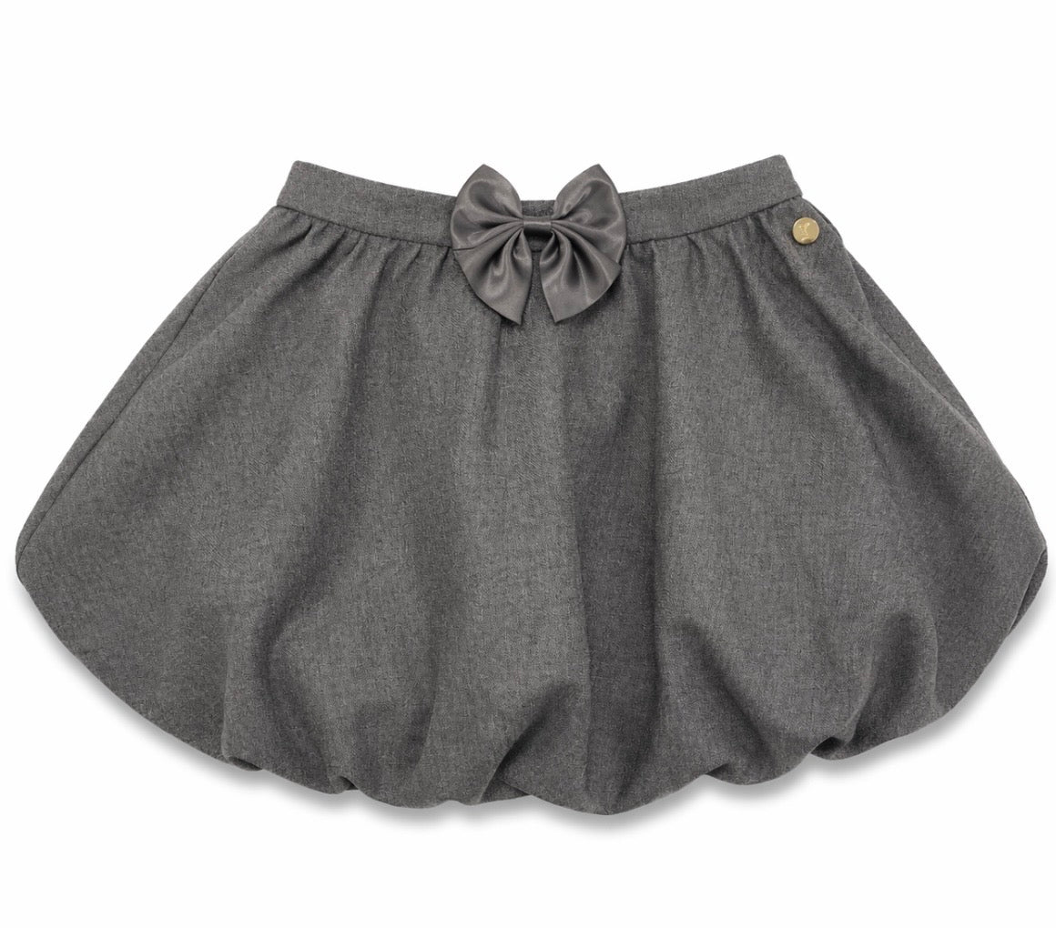 CARAMELO- Bubble hem skirt