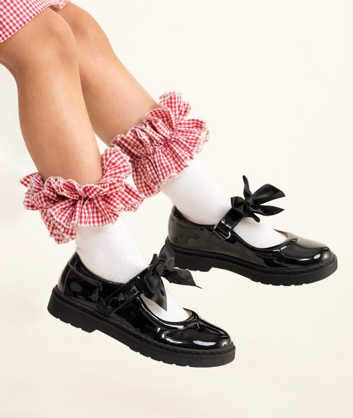CARAMELO- Gingham ankle Tutu